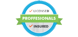 Brevard Home Cleaning - A badge with the words insured cleaners.