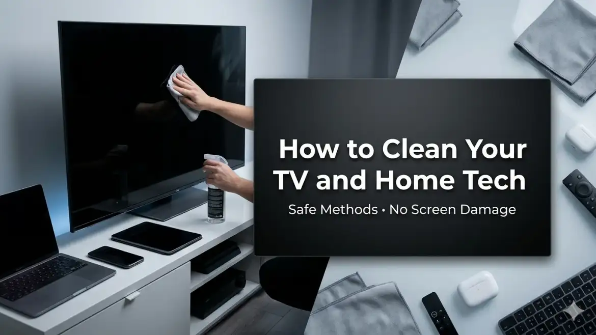 How to Clean Your TV and Home Tech Without Damaging the Screen