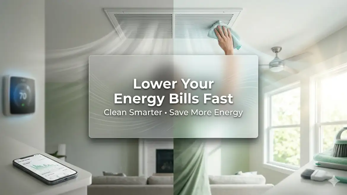 How Cleaning Your Home Can Lower Your Energy Bills Fast