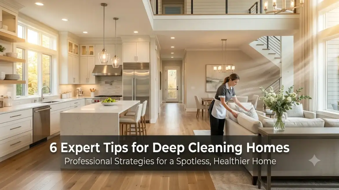 6 Expert Tips for Deep Cleaning Homes