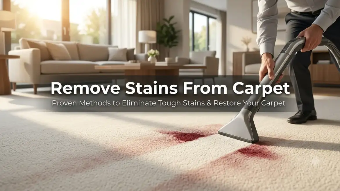 How to Remove Stains From Carpet
