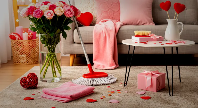 Room Full of Red Roses and Romantic Stuff