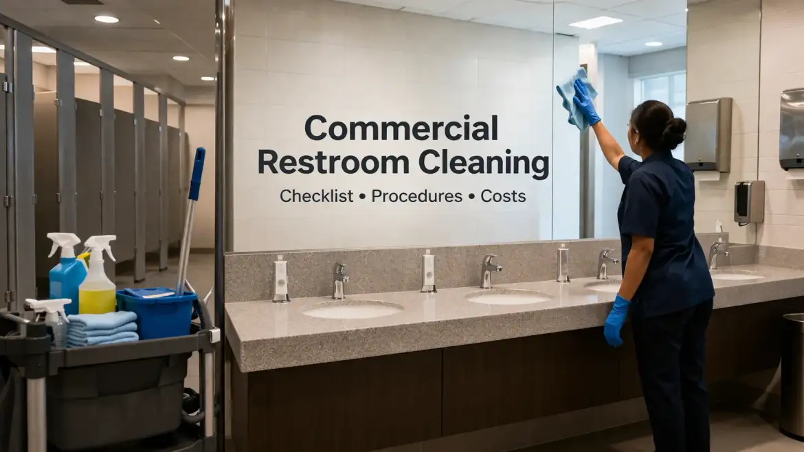 Commercial Restroom Cleaning: Checklist, Procedures & Costs