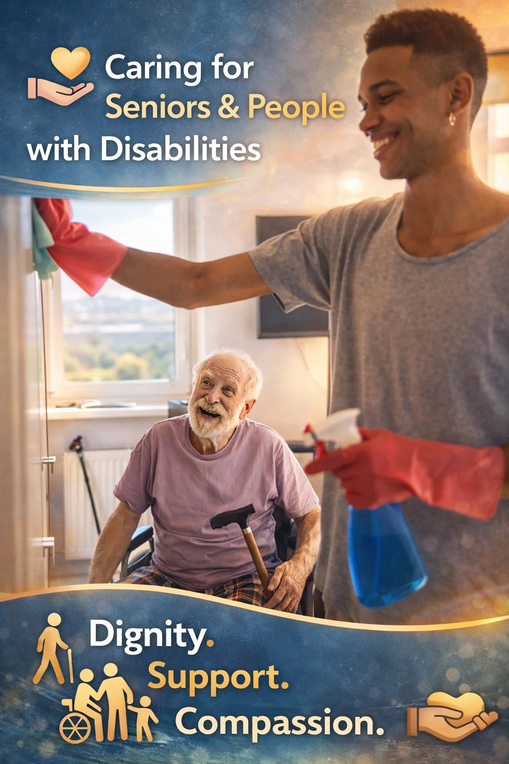 House Cleaning for Disabled with care