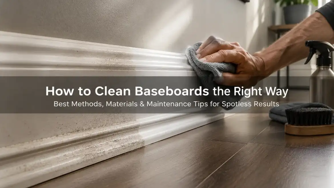 How to Clean Baseboards: Methods, Materials and Maintenance 